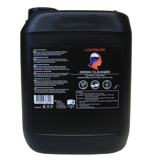 Liqcreate Resin Cleaner IPA Alternative non-toxic non-hazardous non-flammable