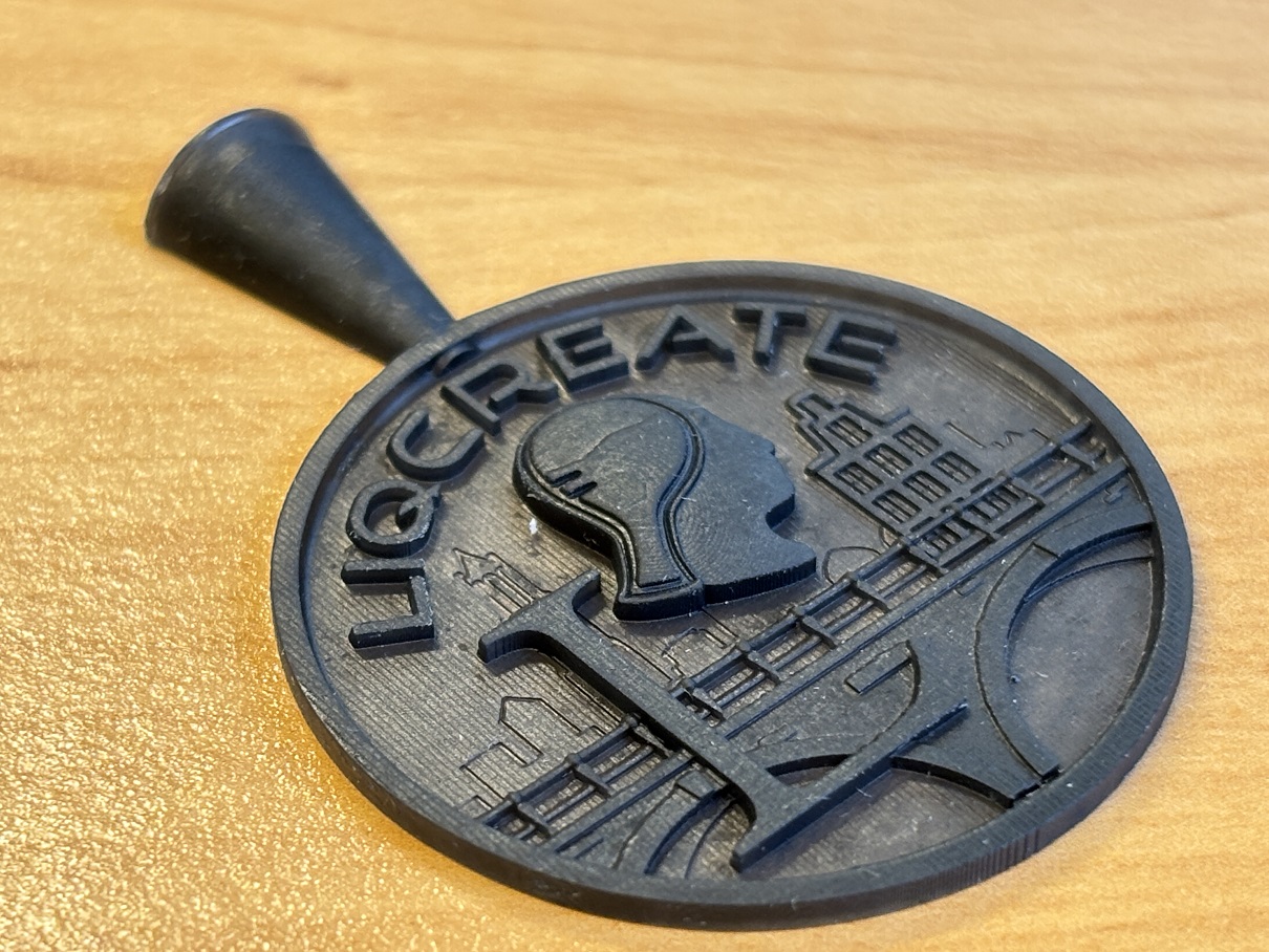 Clean resin 3D-printed master model made with Liqcreate Rigid Pro ready for molding