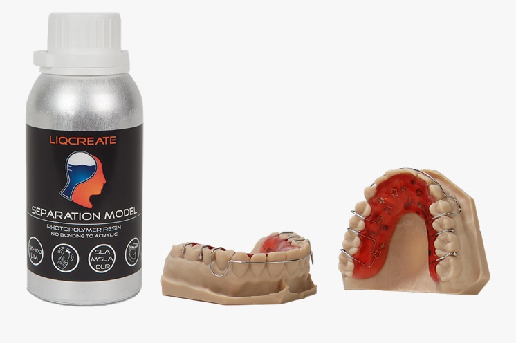 Liqcreate separation model dental acrylic PMMA separation